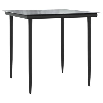 Set Comedor De Jardín 3 Pzas Cojines Ratán Sintético Gris Claro / Vetonek_5