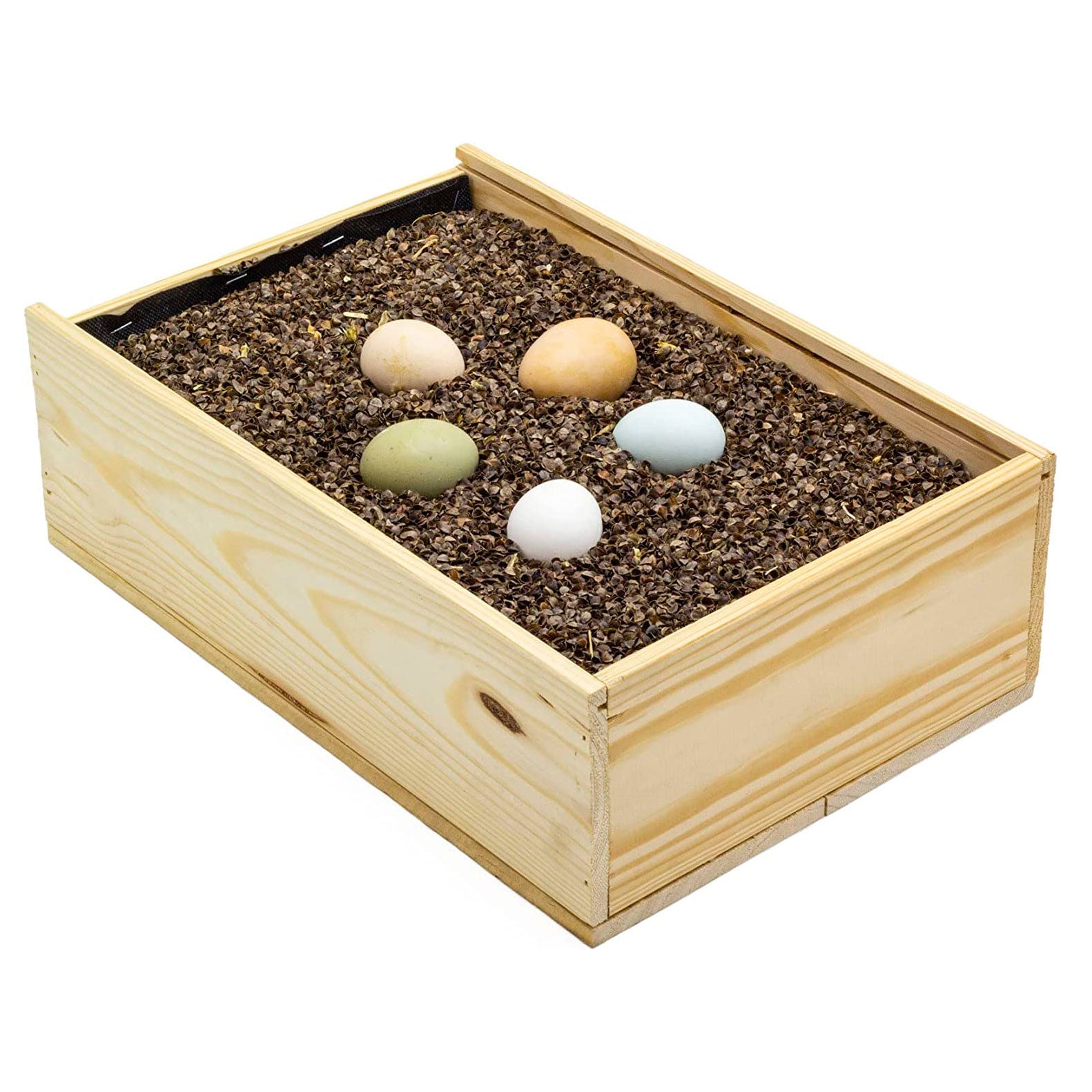 Cáscara De Trigo Sarraceno Para Nidos - Producto Natural Para Acolchar La Cama De Las Aves De Corral - 7,5L_2