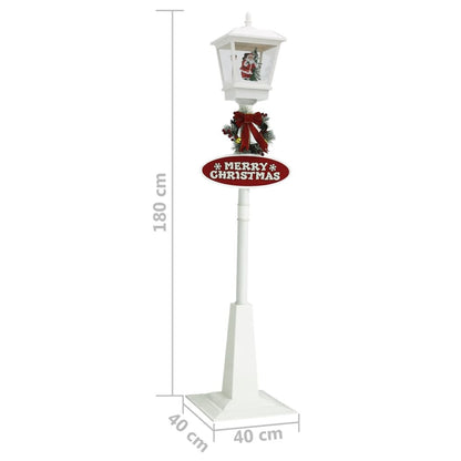 Vidaxl Farola De Navidad Con Papá Noel Y Led 180 Cm_2