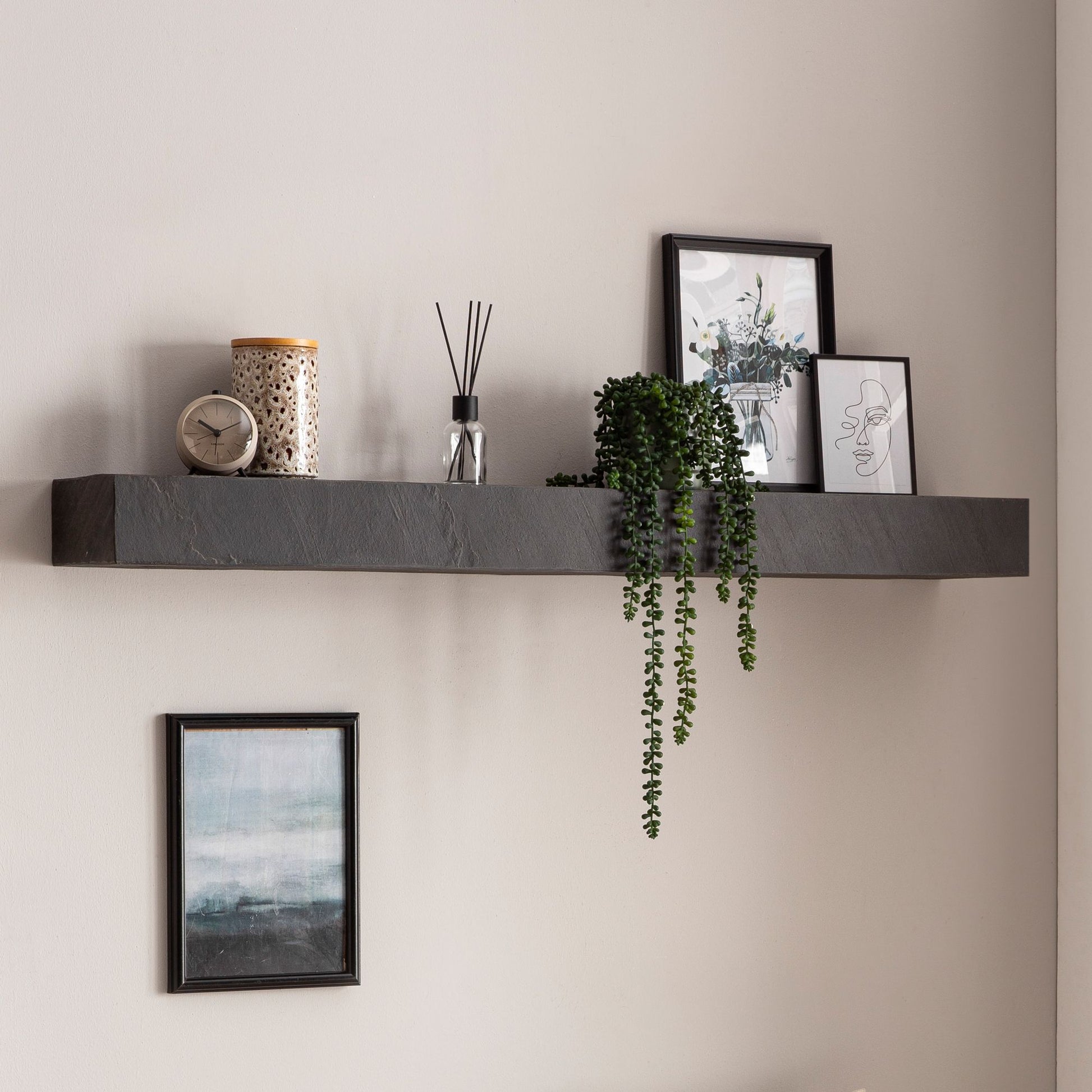 Estante De Pared 120x10x20 Cm_1