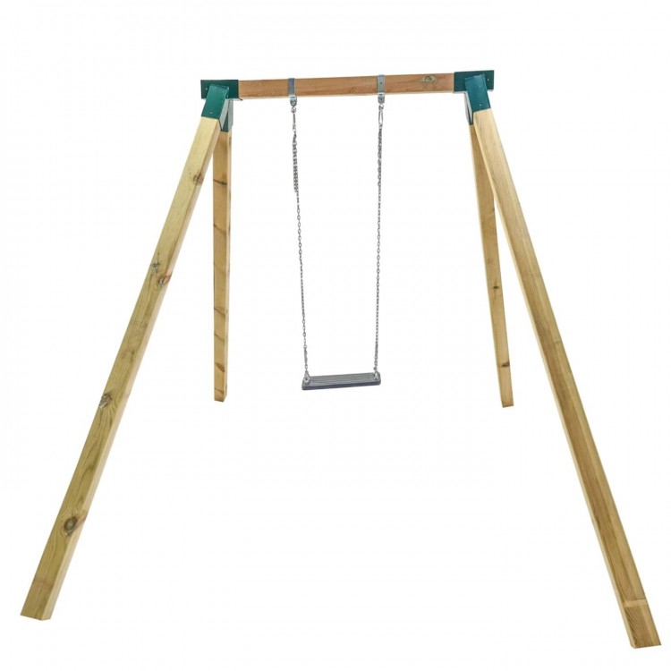 Columpio Individual De Madera Cuadrada Masgames Karai Deluxe Adultos Con Cadenas._3