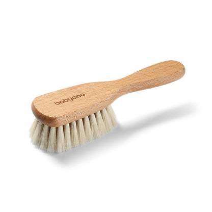 Babyono Peine Para Bebé Wood Con Cerdas Natuales Extra Suaves | Peina Sin Tirones Y Mima Su Cabecita Sensible_0