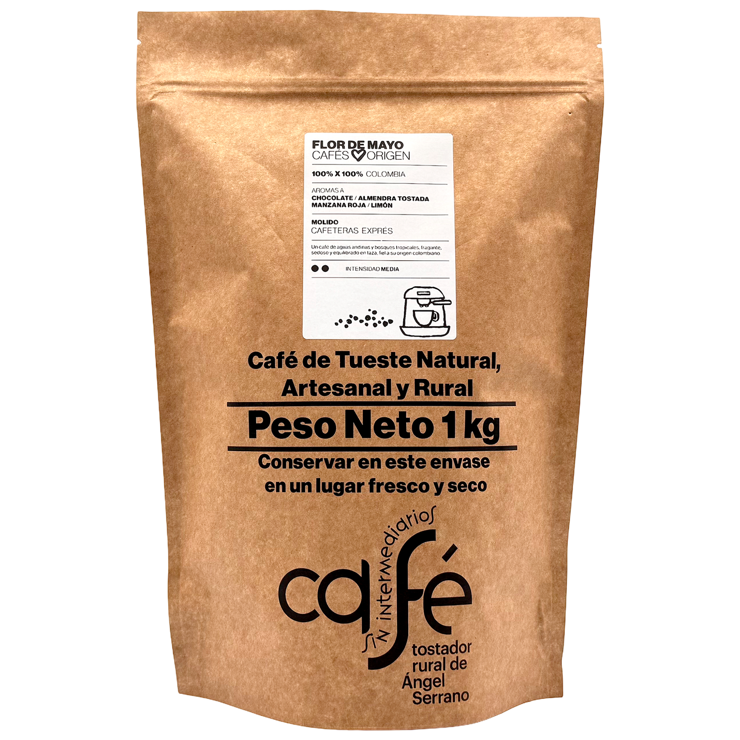 Cafe Sin Intermediarios Café Colombia Flor De Mayo Molido Espresso 1 Kg_0