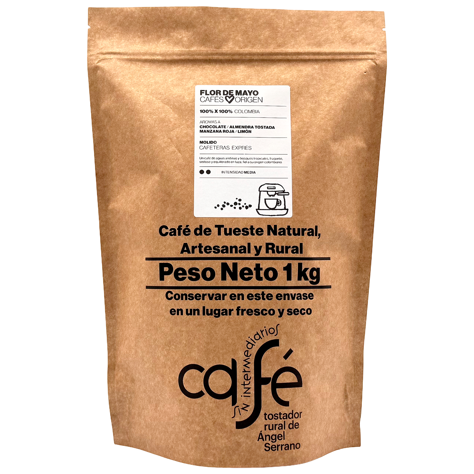 Cafe Sin Intermediarios Café Colombia Flor De Mayo Molido Espresso 1 Kg_0