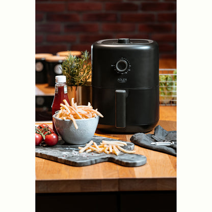 Freidora De Aire Caliente 3 Litros, Sin Aceite, Temporizador, Temperatura 80–200°c, Adler Ad6310 2200w_2
