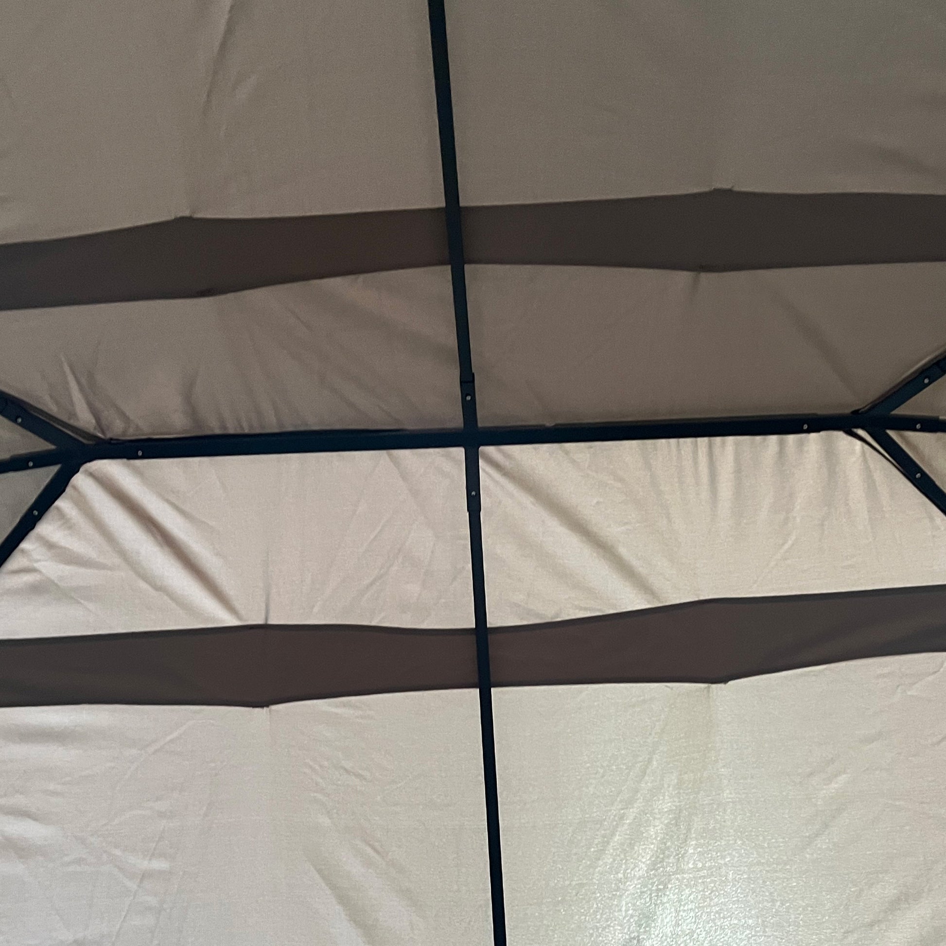 Outsunny Cenador De Jardín 4x3 M Con 6 Paredes Laterales Para Fiestas Caqui_3