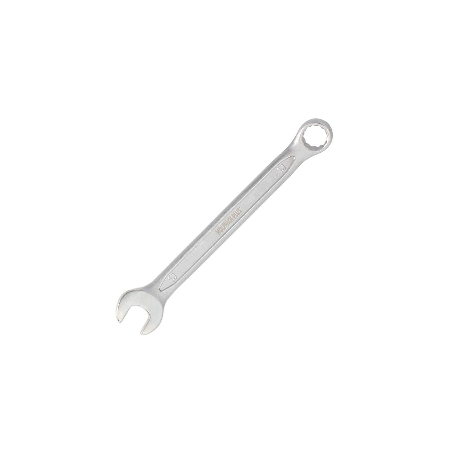 Llave Combinada Plus 13x13 Acero Cromo Vanadio Din 3113. Llave Doble Boca, Llave Fija, Llave Estrella