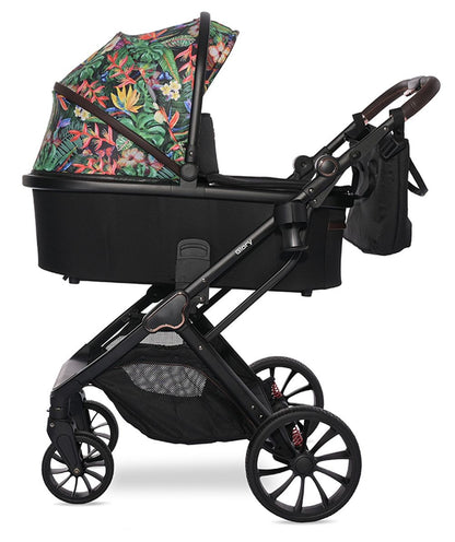 Carrito De Bebé Duo Glory Hasta 22 Kg Tropical Flowers_1