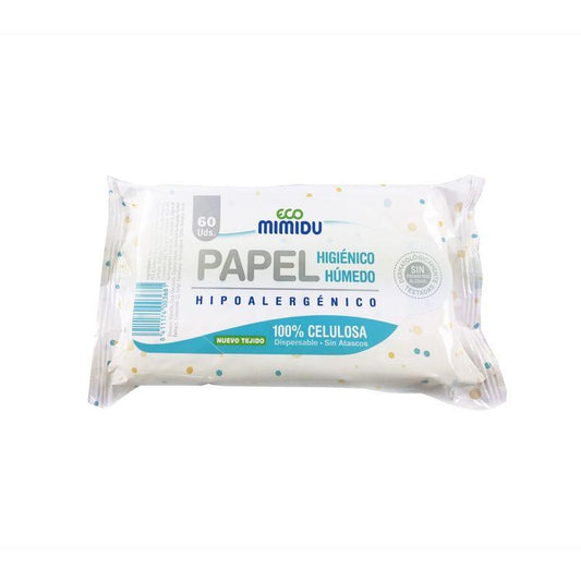 Papel Higiénico Húmido Mimidu ECO 60 Unidades