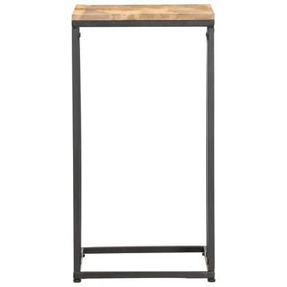 Mesa Auxiliar De Madera Maciza De Mango 35x45x65 Cm_1