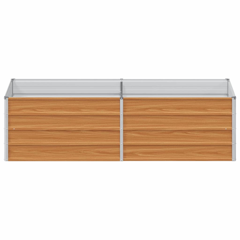 Arriate Elevado Marrón Claro 160 X 80 X 45 Cm Acero Galvanizado_4