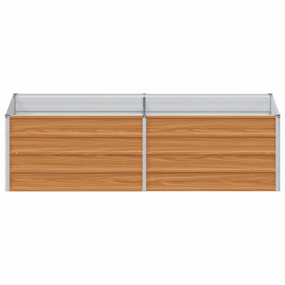 Arriate Elevado Marrón Claro 160 X 80 X 45 Cm Acero Galvanizado_4