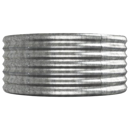 Jardinera Arriate Acero Galvanizado Plata 296x80x36 Cm_3