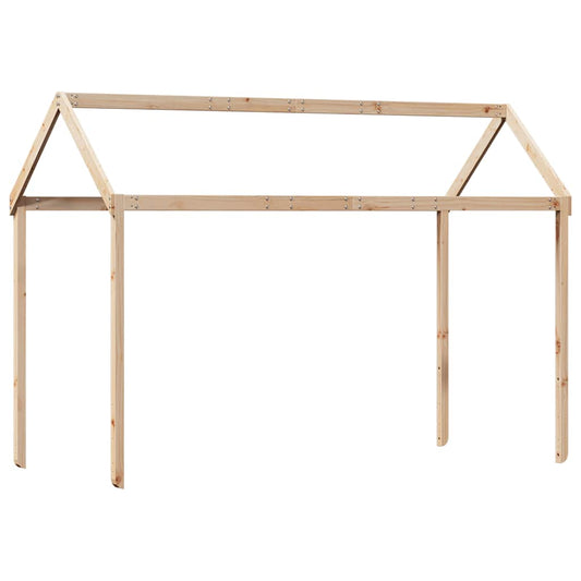 Techo De Cama Infantil Madera Maciza Pino 217x95,5x159 Cm_0