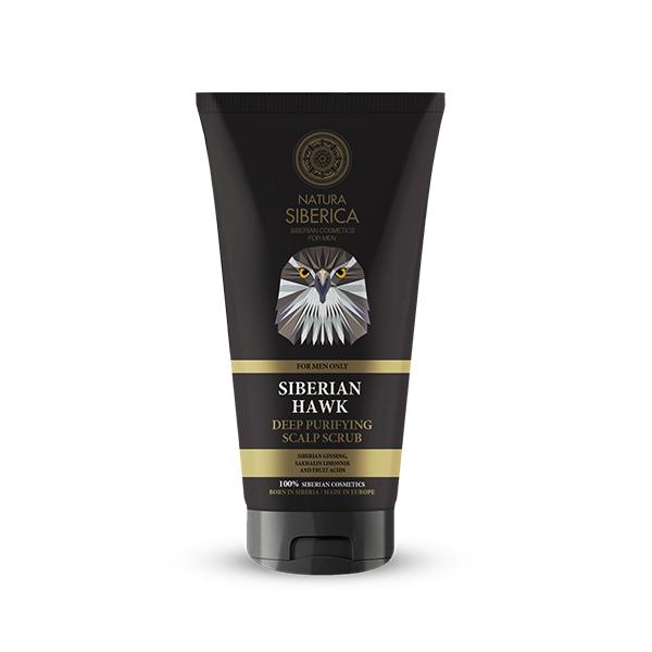 Natura Siberica Siberian Falcon Esfoliante de Purificação Profunda para o Couro Cabeludo 150 ml