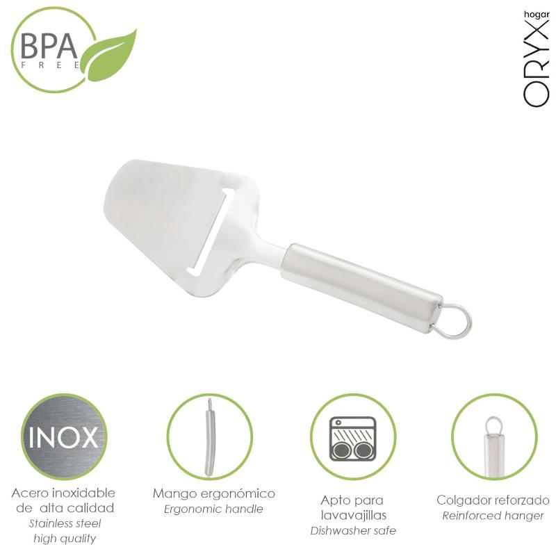 Cortador De Queso Acero Inoxidable 8 X 23 (alt) Cm._0