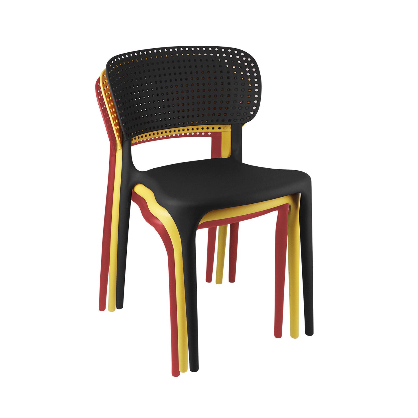 Pack 4 Sillas De Exterior Apilables Marilyn 75x47x49,5cm Thinia Home_5