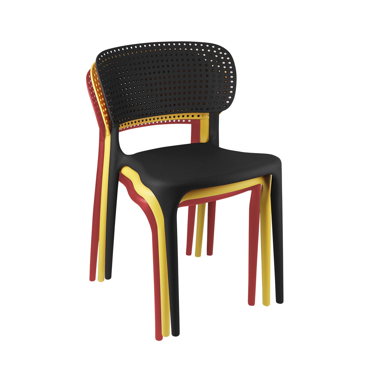Pack 4 Sillas De Exterior Apilables Marilyn 75x47x49,5cm Thinia Home_5
