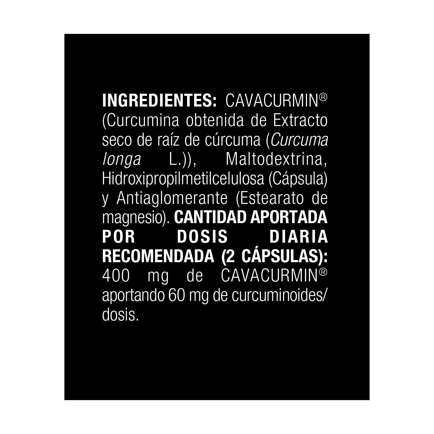 Cúrcuma Powergym 60 cápsulas