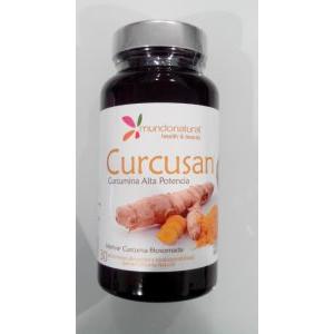 Extrato de curcuma Curcusan Mundo Natural, 60 cápsulas