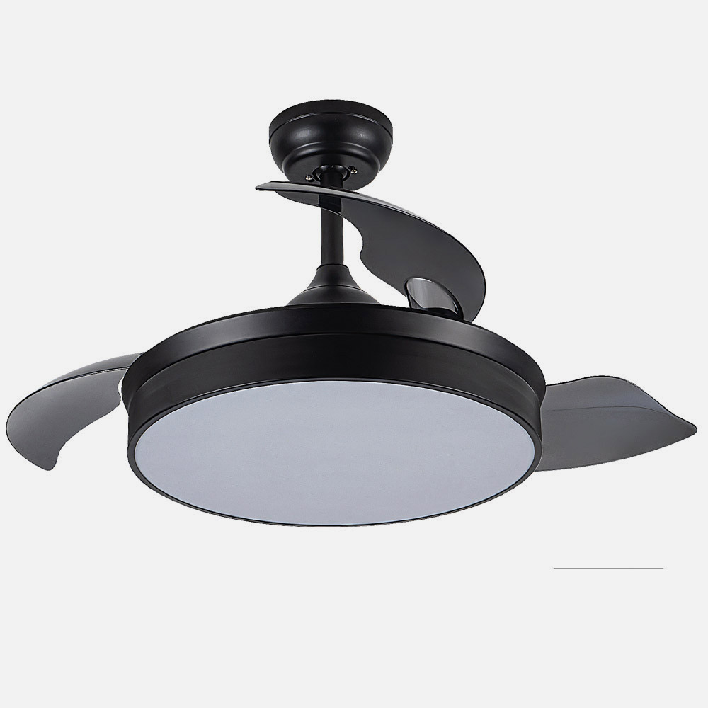 Ventilador Dc Cala Negro 48w 4800lm 3asp.desp 91d 6 Velocidades 3000-4000-6000k Remoto+temporiza+memoria_2