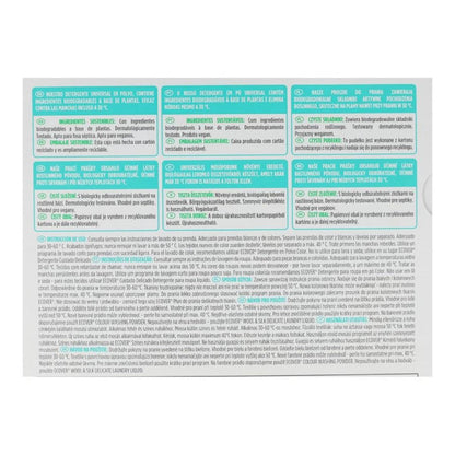 Embalagem de 2 Detergentes em Pó Universal 1,2 kg Ecover