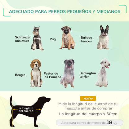 Pawhut Cama Elevada De Perros Mascota Transpirable Con Almohada Extraíble_3
