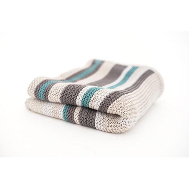 Manta de bebé em malha 100% algodão CoZee Tutti Bambini