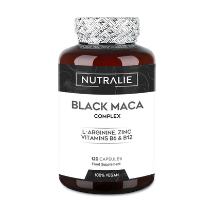 Nutralie Complexo de Maca Preta Andina + Vitaminas B6 + B12, 120 Cápsulas