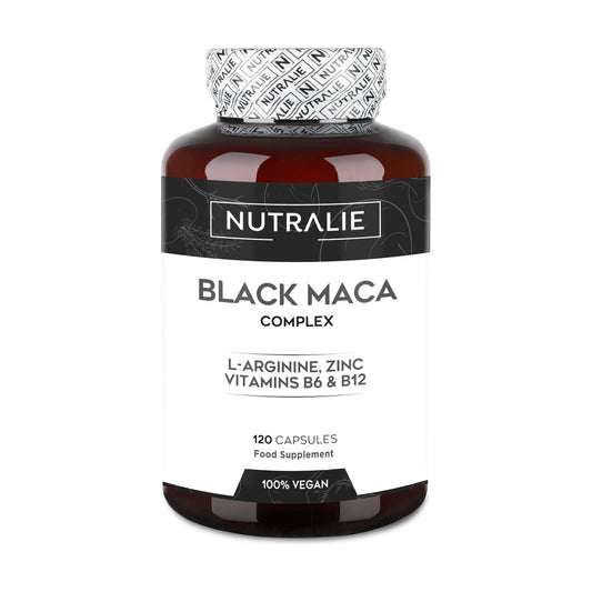 Nutralie Complexo de Maca Preta Andina + Vitaminas B6 + B12, 120 Cápsulas