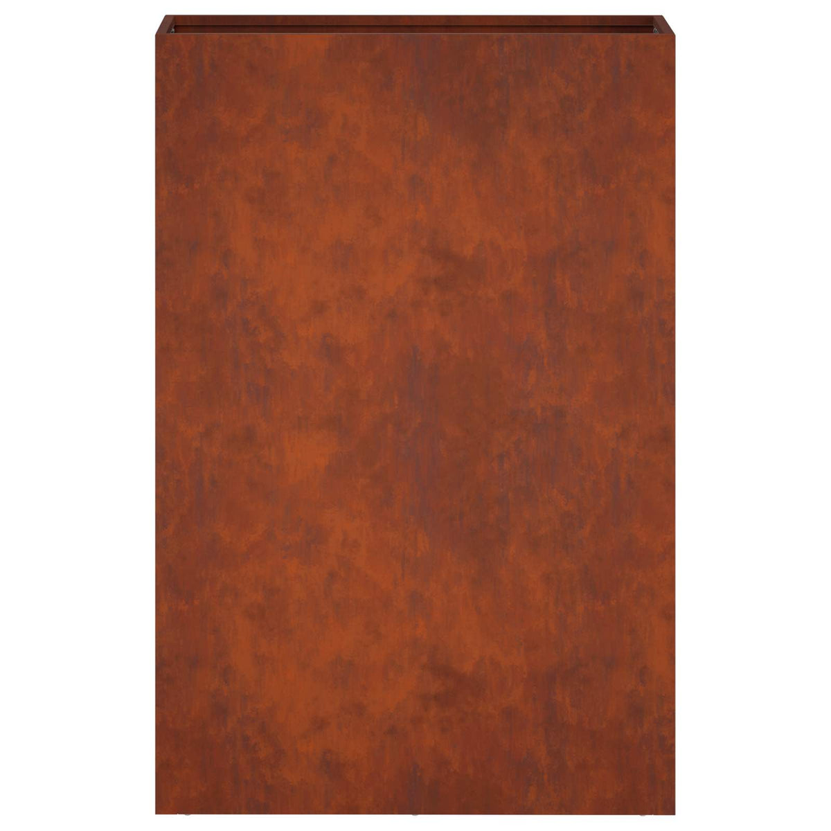 Macetero De Jardín 2 Uds. Oxidado 40 X 20 X 75 Cm Acero Oxidado_4