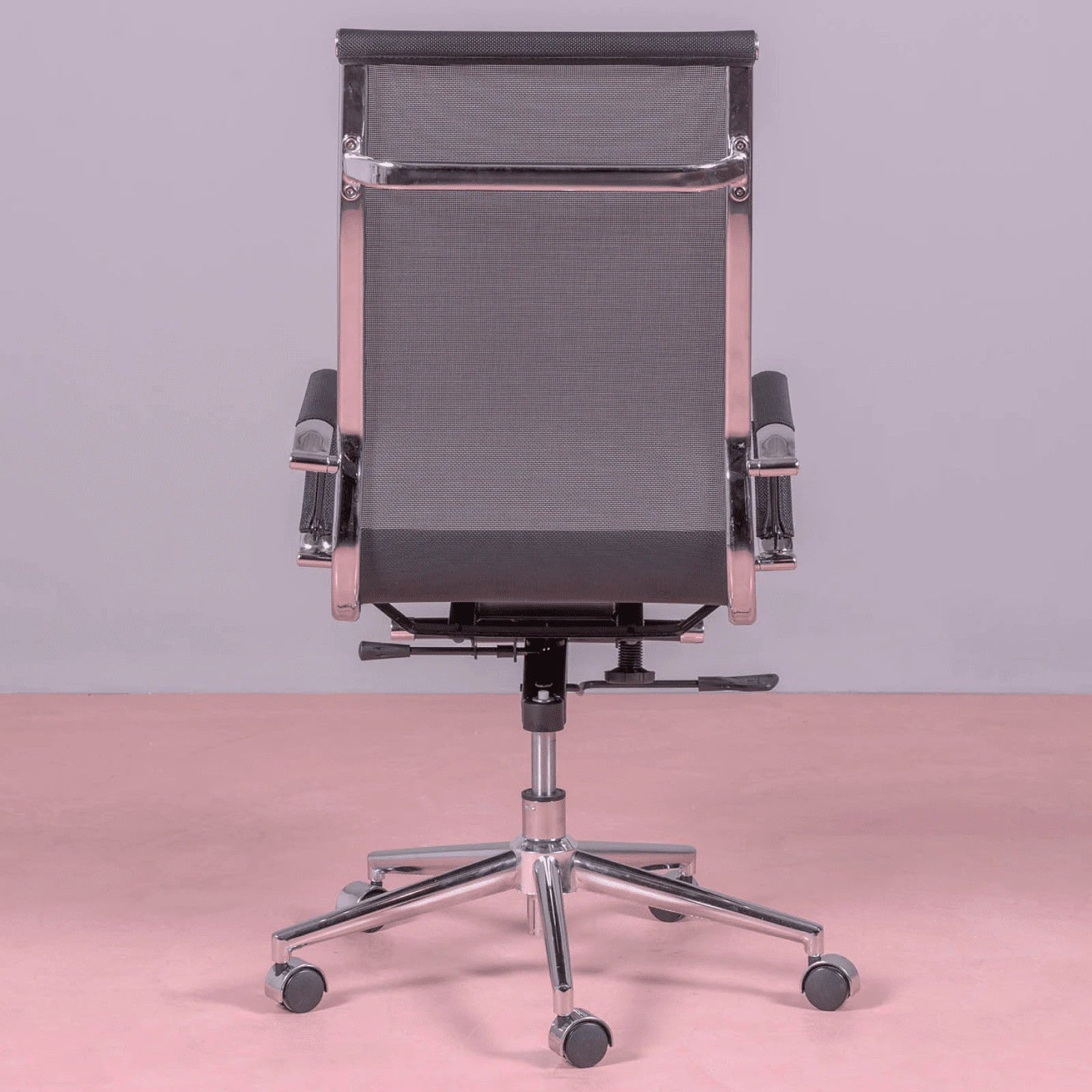 Silla De Oficina Con Respaldo Alto De Malla De Fibra Transpirable - Alu_3
