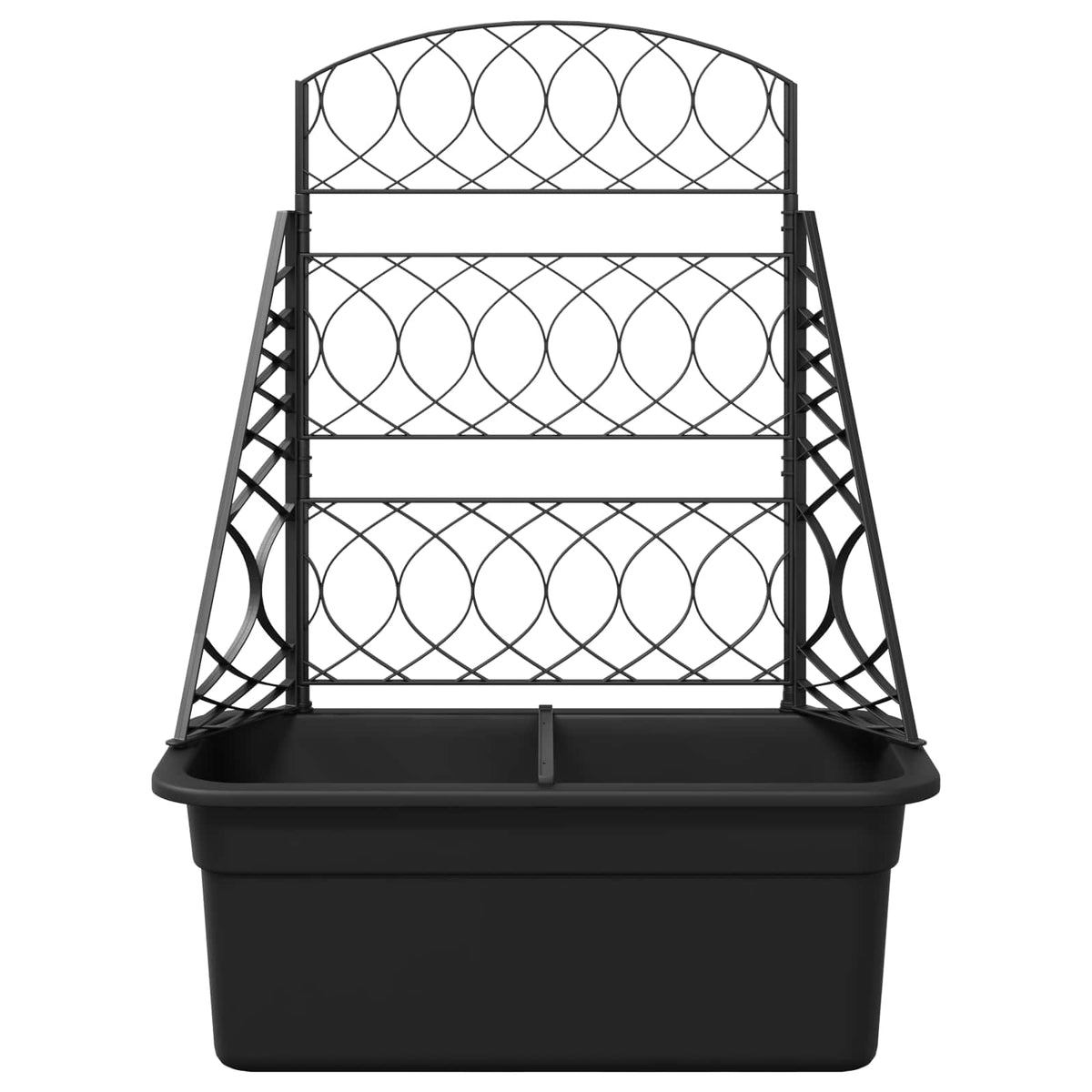 Enrejado Para Macetas Gris Antracita 58 X 29 X 78 Cm Pp_3