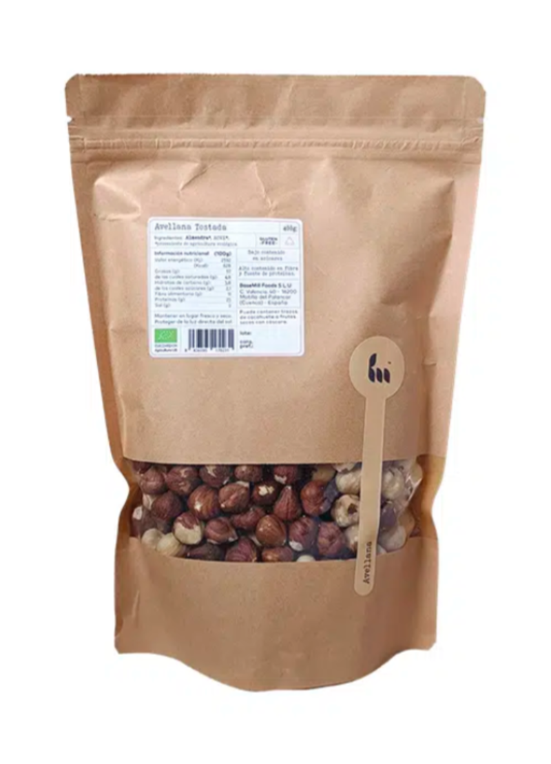 Avellana Tostada Eco (bolsa Kraft 400g)._0