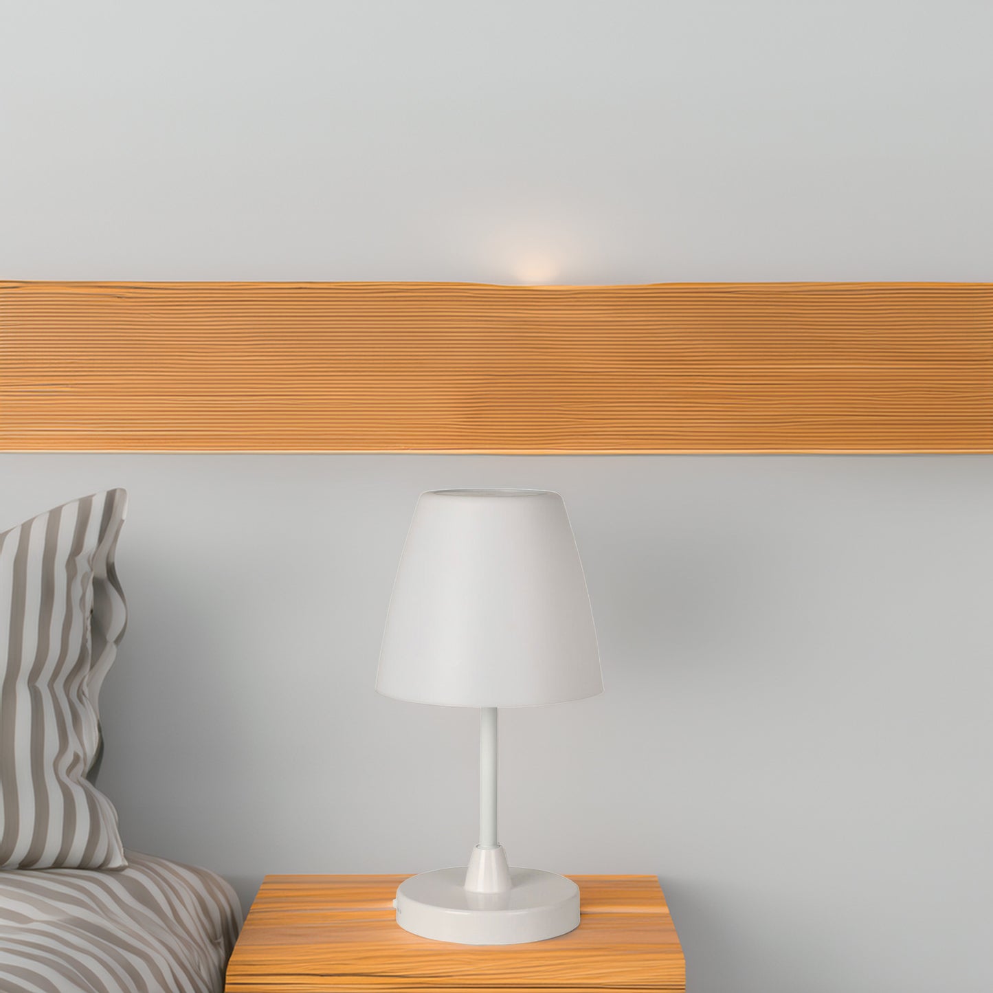 Well Home Lámpara De Mesa Led Touch Recargable Con 3 Niveles_2