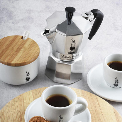 Cafetera Italiana Bialetti Moka Express 0,3 L Aluminio, Negro_1