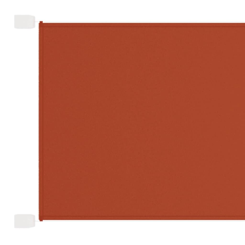 Vidaxl Toldo Vertical Terracota Tela Oxford 60x600 Cm_0