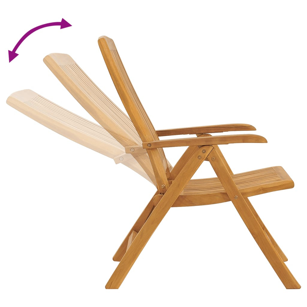 Vidaxl Juego De Comedor De Jardín 7 Piezas Madera Maciza De Teca_4