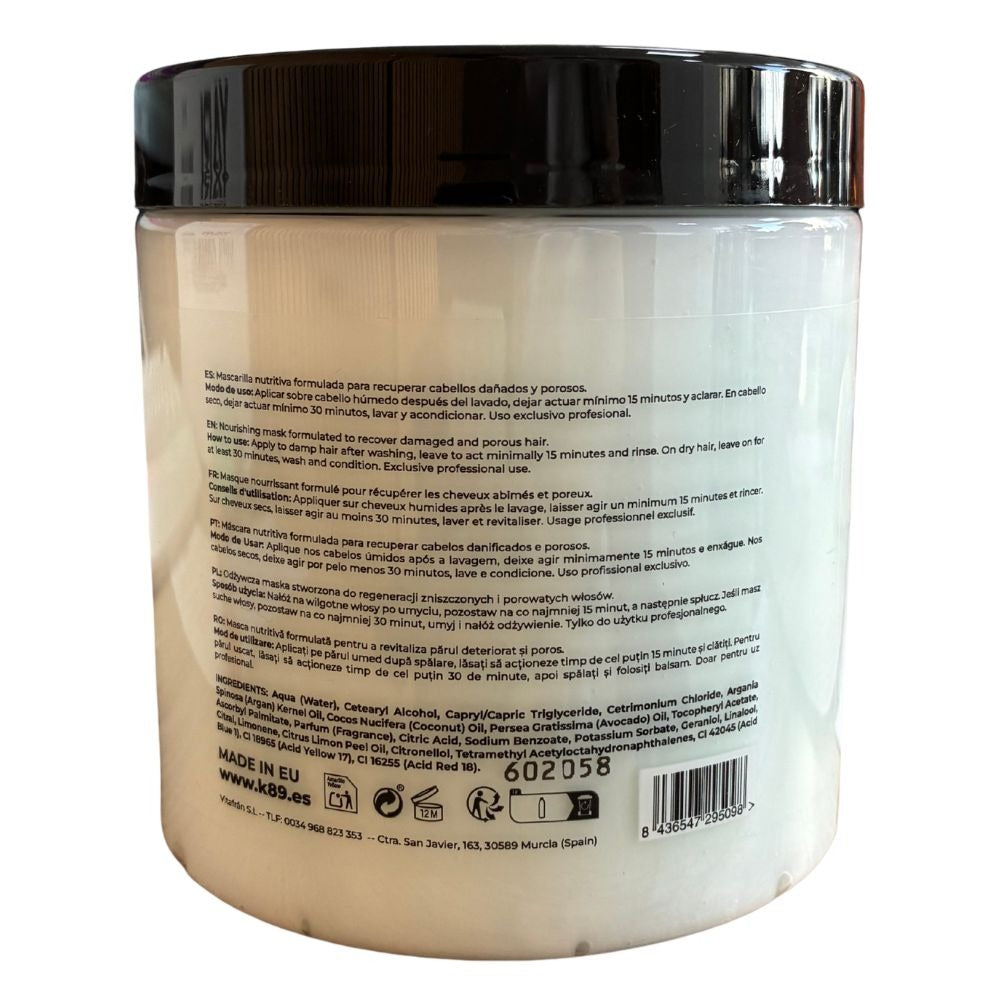 K89 Professional Curly Hair Mascarilla Nutritiva 500ml_1