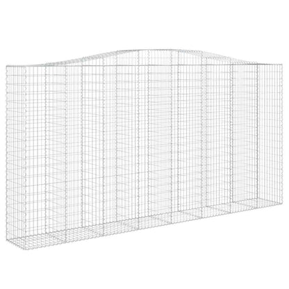 Cestas De Gaviones 3 Uds Forma De Arco Hierro 400x50x200/220 Cm_2