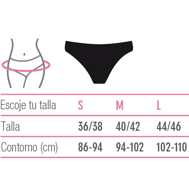 Cueca menstrual Masmi em algodão orgânico, tamanho M