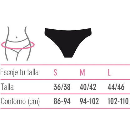 Cueca menstrual Masmi em algodão orgânico, tamanho M