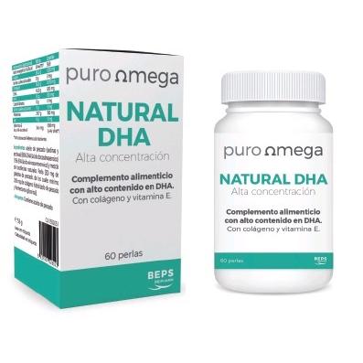 DHA Natural Alta Concentração Puro Ómega 180 Pérolas