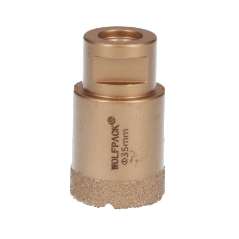Corona Diamante Para Amoladora Ø 35 Mm. Conexión Rosca M14. Corte Seco_0