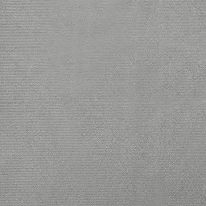 Cama Para Perros De Terciopelo Gris Claro 70x48x22 Cm / Vetonek_4
