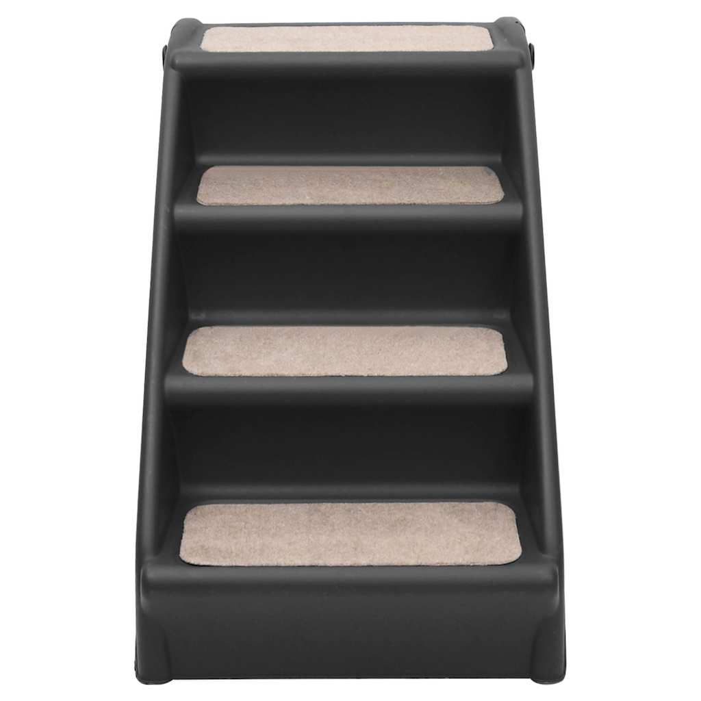 Escalera Plegable Para Perros Negro 62x40x49,5 Cm_2