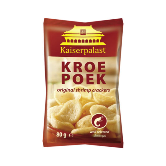 Chips de Camarão Kroepoek, Kaiserpalast Natural 80g