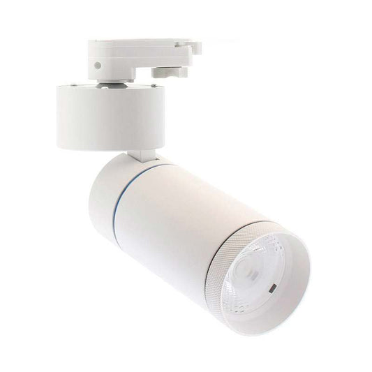 Foco Carril Monofásico Domo Led 30w, Blanco, Blanco Cálido_0