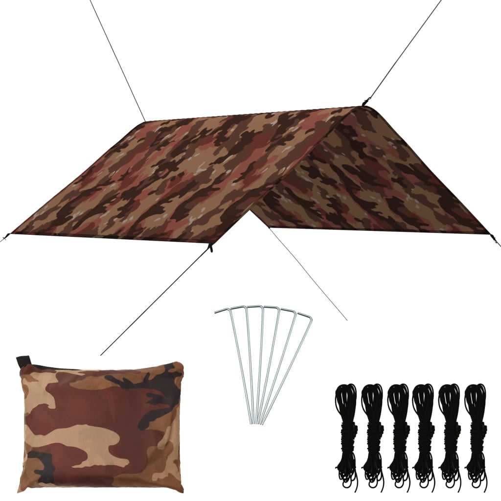 Vidaxl Lona De Exterior Camuflaje 3x2,85 M_0