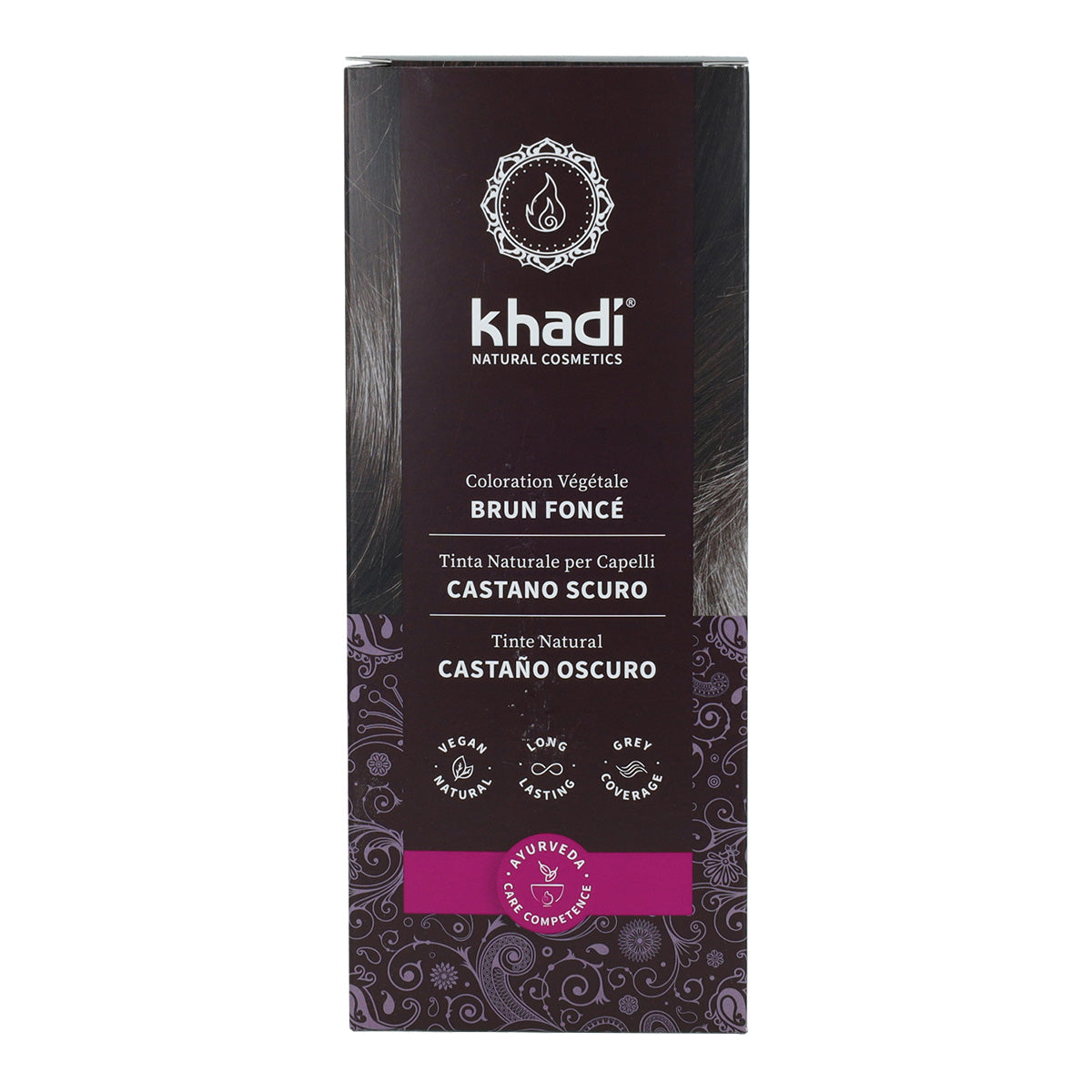 Khadi Tinta Natural Castanho Escuro